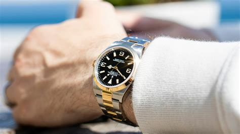 two tone rolex explorer|2 tone Rolex explorer review.